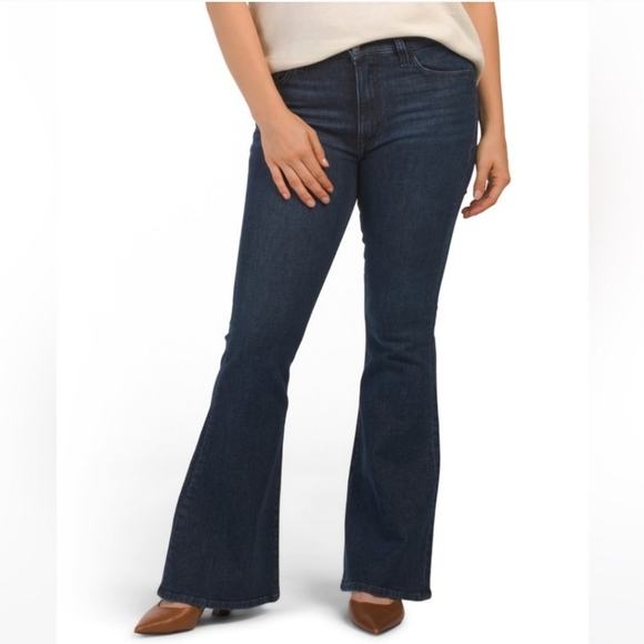 Hudson Heidi High Rise Flare Jeans In Indigo Rinse Women's Size 31 - Picture 1 of 8